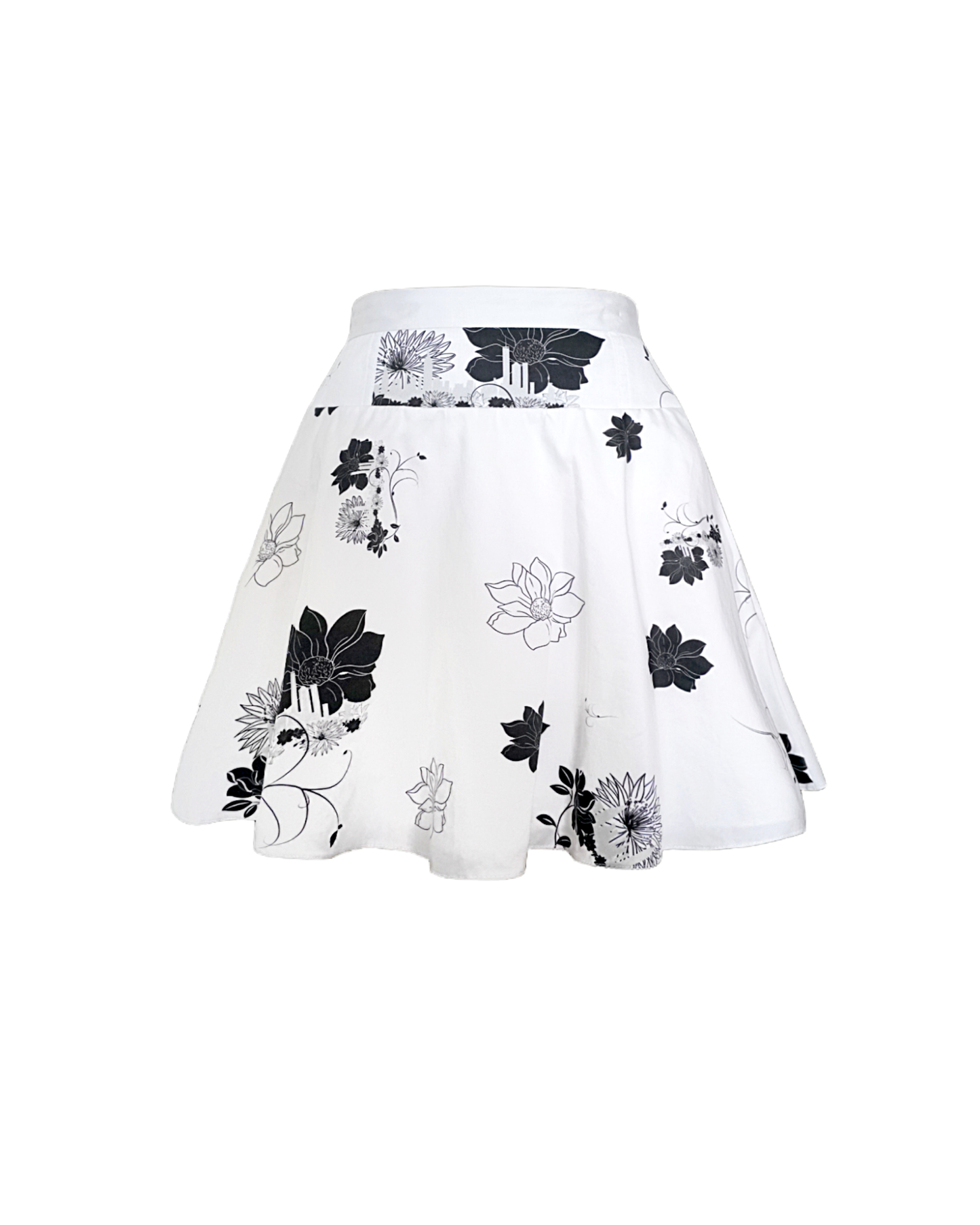 Danielle Mini Skirt - City of Blossoms Print