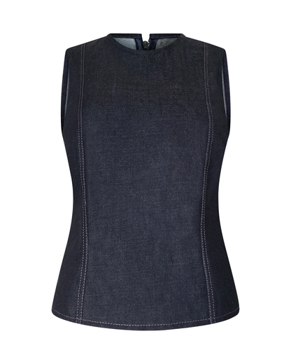 Luna Top - Denim