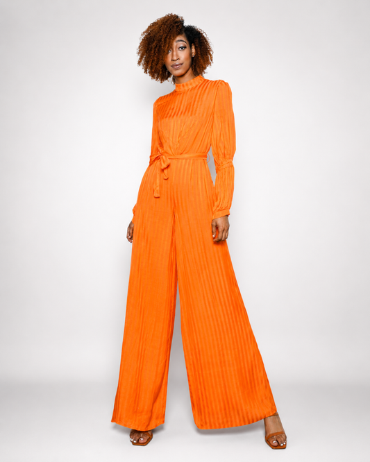 Sloane Jumpsuit - Orange Peel Fibers