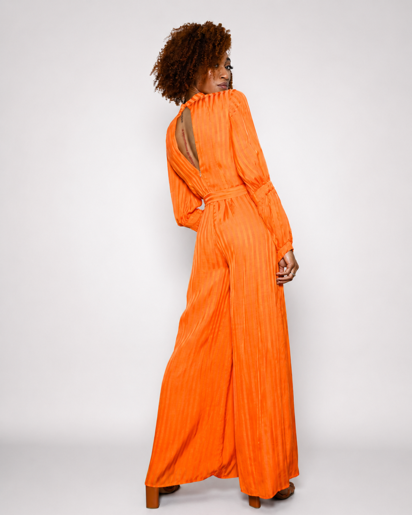 Sloane Jumpsuit - Orange Peel Fibers