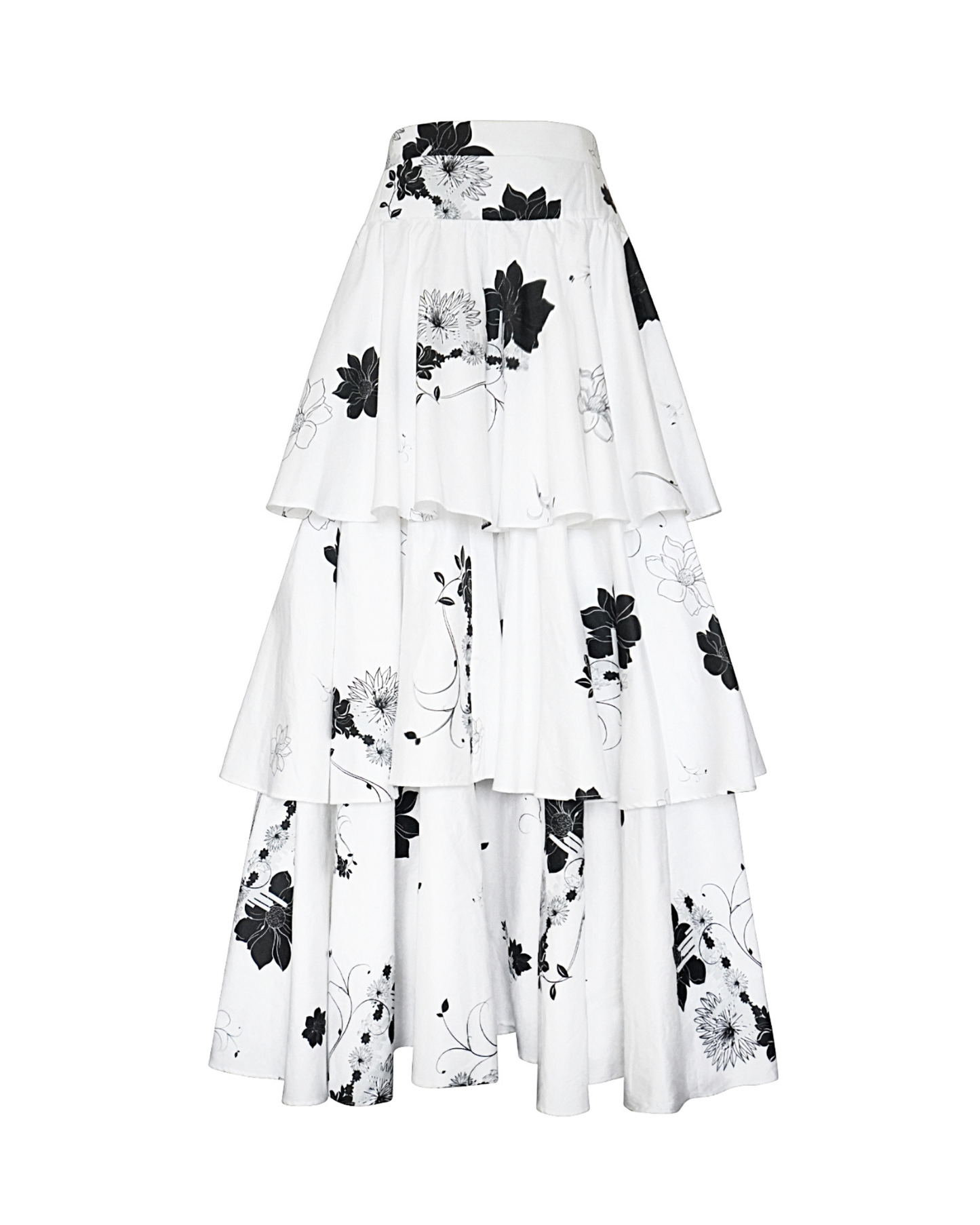 Danielle Maxi Skirt - City of Blossoms Print