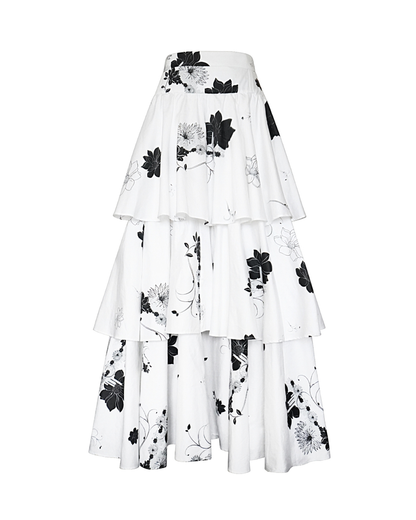 Danielle Maxi Skirt - City of Blossoms Print
